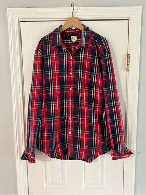 J. Crew Plaid Men's Button-Up Shirt